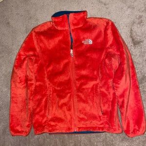 Plush Northface Jacket Orange